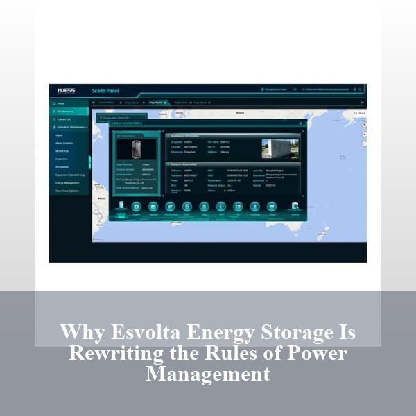 Why Esvolta Energy Storage Is Rewriting the Rules of Power Management